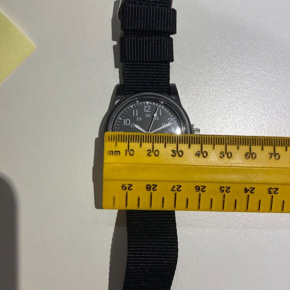 RARE BRAND NEW DAISO MILI WATCH MILITARY FIELD WATCH BLACK (1) - Picture 4 of 6